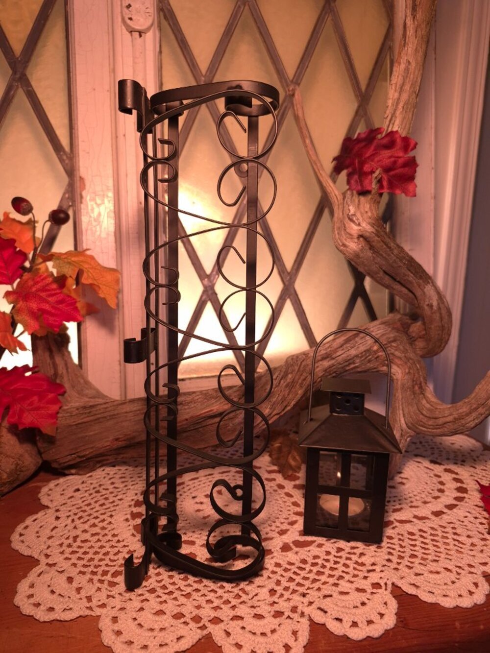 Beyond Midnight 🦉🧚‍♂️ Apothecary Spice Rack with 8 Glass Bottles - Picture 7 of 13